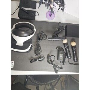 Sony PlayStation 4 PS VR 1 Bundle  Camera + Official Headphones Fully Tested